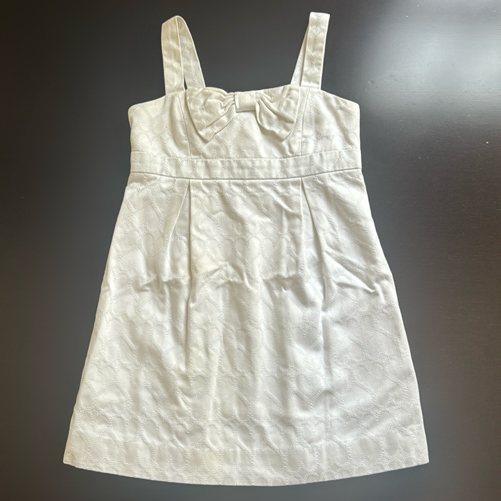 Girls’ size 5 Lilly Pulitzer dress with heart brocade